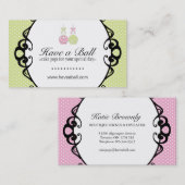 ケーキは名刺をぽんと鳴らします 名刺 (正面/裏面)