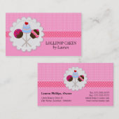 ケーキは名刺をぽんと鳴らします 名刺 (正面/裏面)