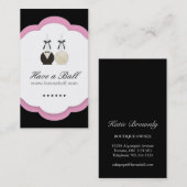 ケーキは名刺をぽんと鳴らします 名刺 (正面/裏面)