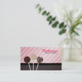 ケーキは名刺をぽんと鳴らします 名刺 (スタンド正面)