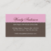 ケーキは名刺をぽんと鳴らします 名刺 (裏面)