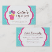 ケーキは名刺をぽんと鳴らします 名刺 (正面/裏面)