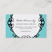 ケーキは名刺をぽんと鳴らします 名刺 (裏面)