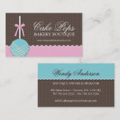 ケーキは名刺をぽんと鳴らします 名刺 (正面/裏面)