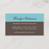 ケーキは名刺をぽんと鳴らします 名刺 (裏面)