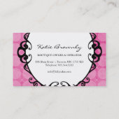 ケーキは名刺をぽんと鳴らします 名刺 (裏面)