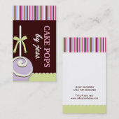 ケーキは名刺をぽんと鳴らします 名刺 (正面/裏面)