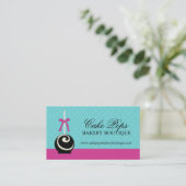 ケーキは名刺をぽんと鳴らします 名刺 (スタンド正面)