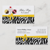 ケーキは名刺をぽんと鳴らします 名刺 (正面/裏面)