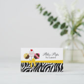 ケーキは名刺をぽんと鳴らします 名刺 (スタンド正面)