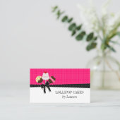 ケーキは明るい赤紫色をぽんと鳴らします 名刺 (スタンド正面)