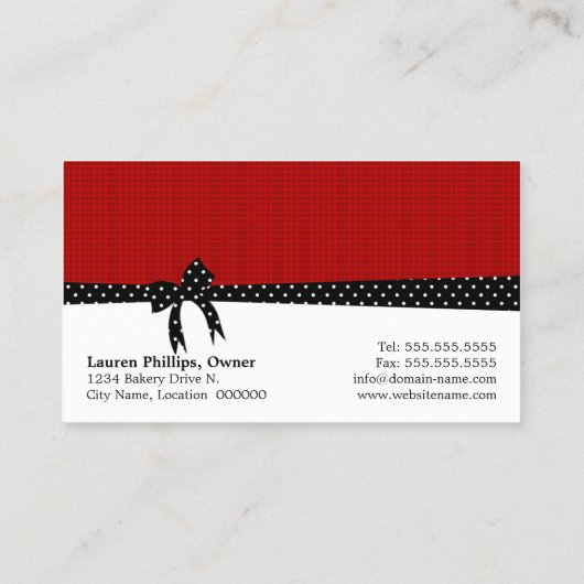 ケーキは赤をぽんと鳴らします 名刺 (裏面)