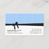 ケーキは青をぽんと鳴らします 名刺 (裏面)