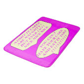 ケーキは食べ物好きのピンク色に合わせて作る バスマット (アングル)