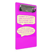 ケーキは食べ物好きのピンク色に合わせて作る ミニクリップボード (アングル)