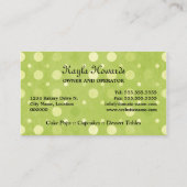 ケーキはBakeshopをぽんと鳴らします 名刺 (裏面)