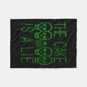 ケーキはLieビデオゲームのグラフィックゲーマーミームゲーム フリースブランケット (正面(横))