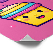 ケーキやスイートスイーツ ポスター (角)