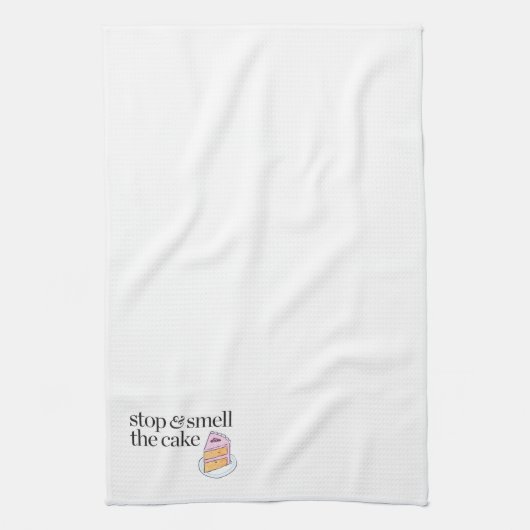 ケーキをストップ及びかいで下さい キッチンタオル (縦)