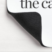 ケーキをストップ及びかいで下さい マウスパッド (コーナー)