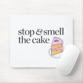 ケーキをストップ及びかいで下さい マウスパッド (マウス)