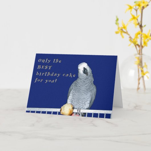 ケーキをテストして下さい カード (黄色い花)