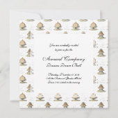 ケーキを作るヴィンテージマリー·アントワフランスのネット 招待状 (正面)