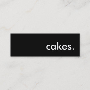 ケーキを作る。 スキニー名刺