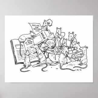 ケーキを作ろう！ ポスター