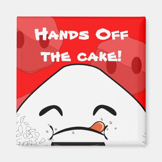 ケーキを手に入れろ！ マグネット (正面)