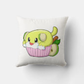 ケーキを持った犬 クッション (裏面)