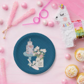 ケーキを持って誕生日 ペーパープレート (パーティー)