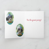 「ケーキを持って食べ物も食べたい！」 ありがとうCa サンキューカード (内部)