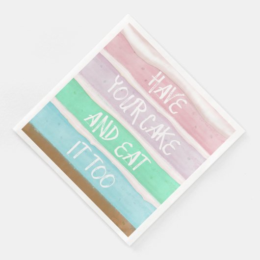 ケーキを持って (コーナー)