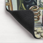 ケーキを持つ子供 マウスパッド (コーナー)