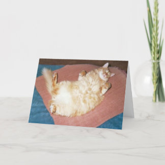 ケーキを渡す カード