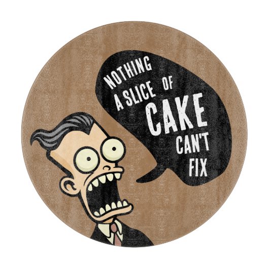 ケーキを見せて カッティングボード (正面)