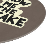 ケーキを見せて カッティングボード (角)