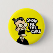ケーキを見せて 缶バッジ (正面)