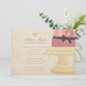 ケーキを食べさせてあげて 招待状 (スタンド正面)
