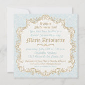 ケーキを食べさせて パーティーの招待状 招待状 (裏面)