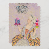 ケーキを食べさせて ~ 招待状 / 出席確認 (正面/裏面)