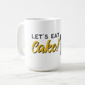 ケーキを食べよう コーヒーマグカップ (正面左)