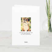 ケーキを食べる!ボクサー誕生日カード カード (裏面)