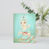 ケーキを食べ作る- marie antoinetteはがき ポストカード (スタンド正面)