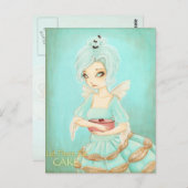 ケーキを食べ作る- marie antoinetteはがき ポストカード (正面/裏面)