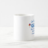 ケーキを食べ食べよう。誰かの誕生日だ。 コーヒーマグカップ (中央)