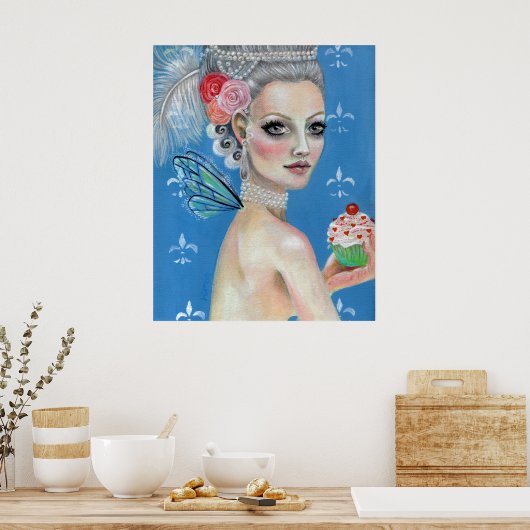 ケーキを食べ食べろ ポスター (キッチン)