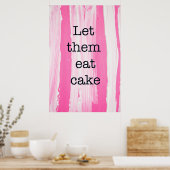 ケーキを食べ食べろ ポスター (キッチン)