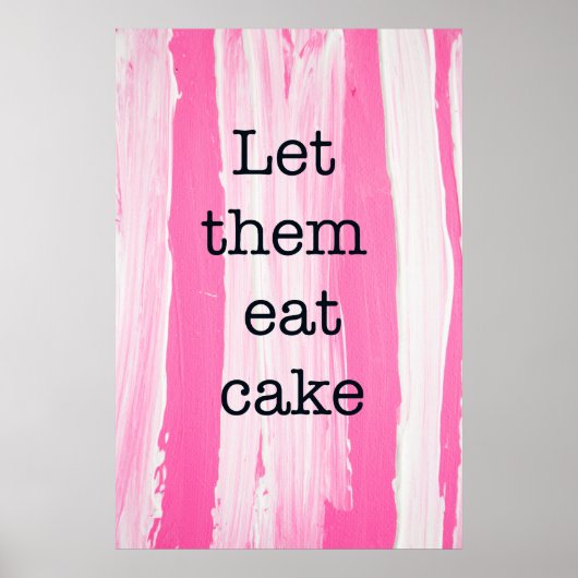 ケーキを食べ食べろ ポスター (正面)